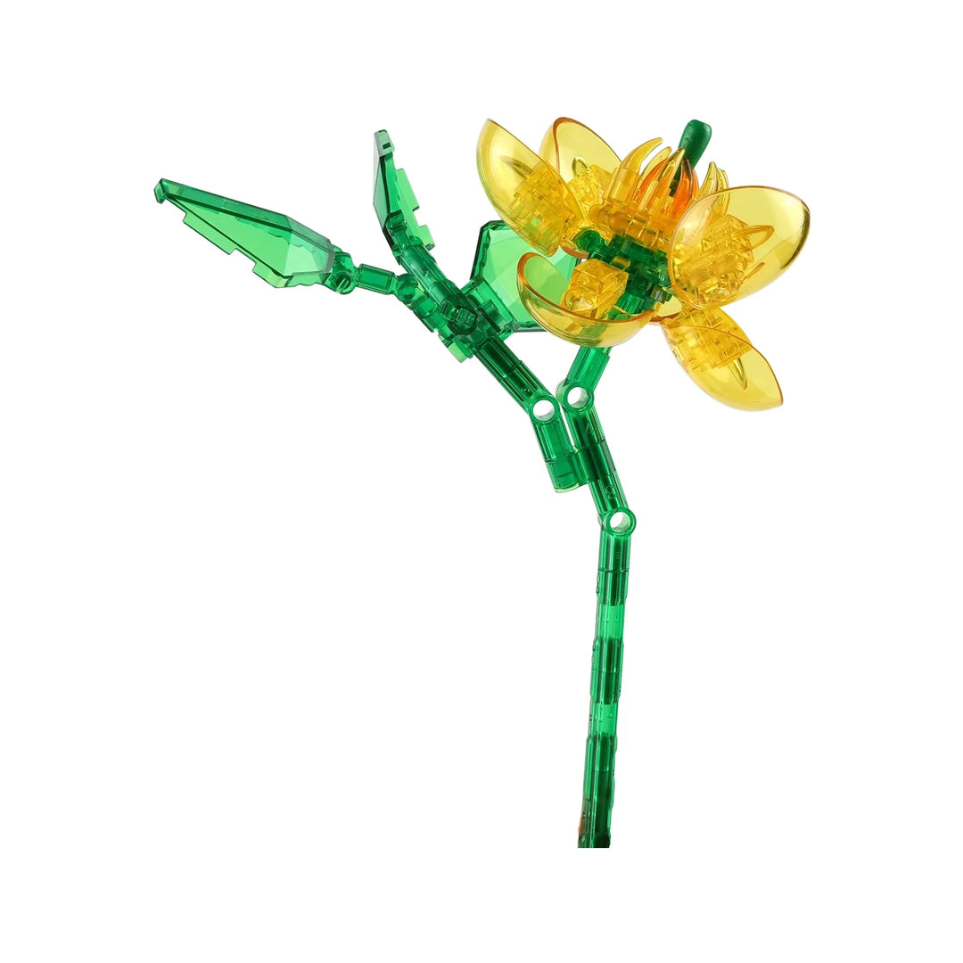 Valentine's Day Immortal Bouquet Creative Desktop Decoration Flowers Building Blocks Puzzle Simulation Toy Girls Gifts #T3