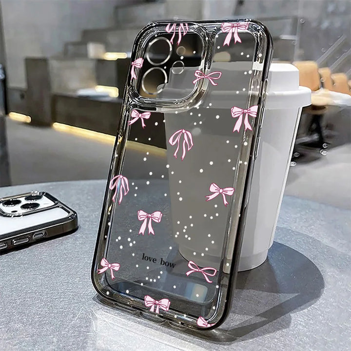 Transparent Flower Phone Case For iPhone 11 Case for iPhone 13 16 15 14 12 17 Pro Max XR XS 7 8 SE Aesthetic Floral Cover Funda