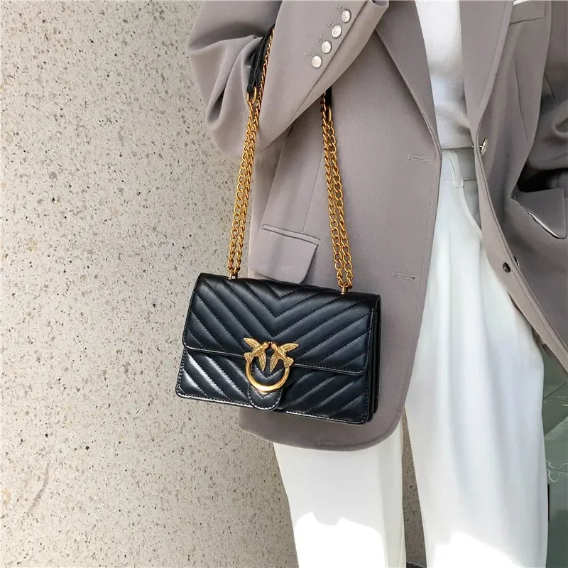 High End Luxury Women Handbag Elegant Leather Tote Fashionable Crossbody Bag Vintage Shoulder Bag Designe
