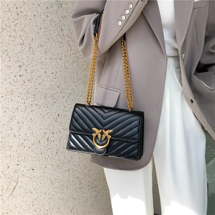 High End Luxury Women Handbag Elegant Leather Tote Fashionable Crossbody Bag Vintage Shoulder Bag Designe