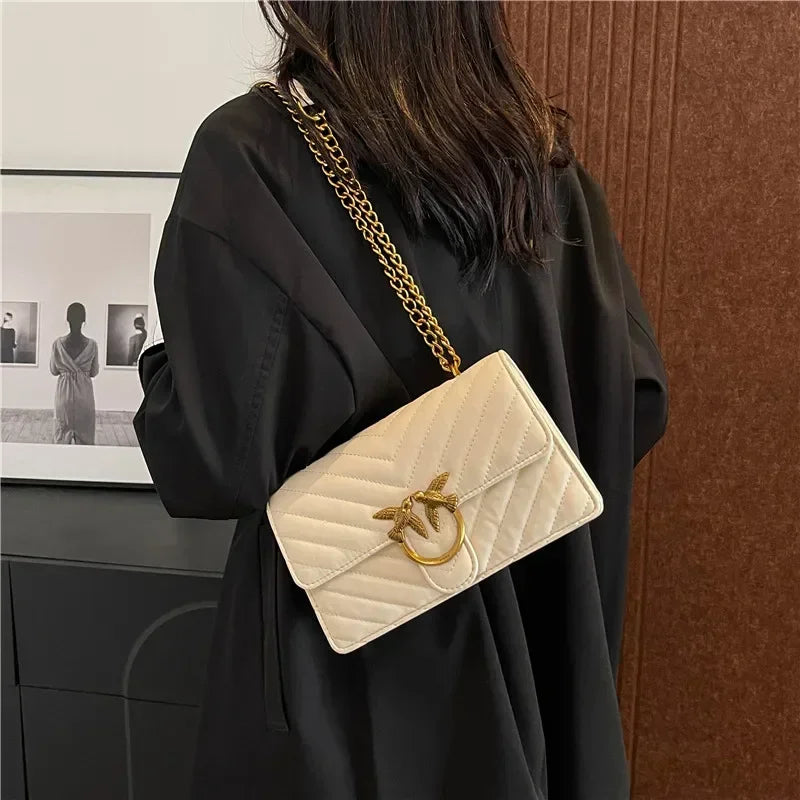 High End Luxury Women Handbag Elegant Leather Tote Fashionable Crossbody Bag Vintage Shoulder Bag Designe