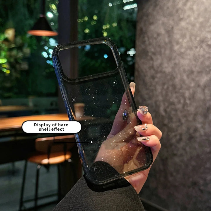 Transparent Black/Transparent Purple For iphone 17 pro max 17 Air 17 case