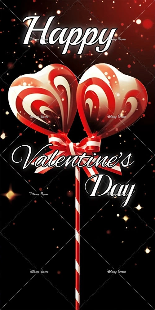 Valentine's Day Door Cover Banner Red Roses Love Photography Background Decoration Wedding Bride Mother's Day Party Supplies