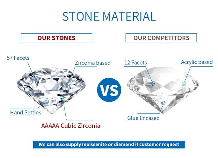 Fashion Fine Luxury Jewelry Gift 18k Gold Plated 925 Silver Rings For Women Valentine's Day Engagement Wedding Band Gift