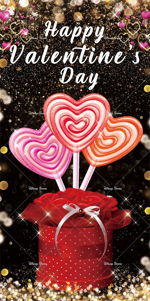 Valentine's Day Door Cover Banner Red Roses Love Photography Background Decoration Wedding Bride Mother's Day Party Supplies