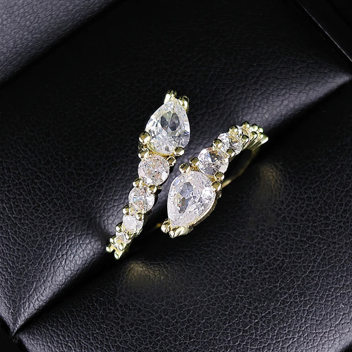 Bague Argent Ajustable Saint-Valentin - Design Unique Cadeau Femme Bijou Mode