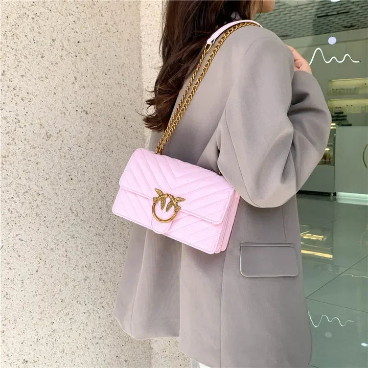 High End Luxury Women Handbag Elegant Leather Tote Fashionable Crossbody Bag Vintage Shoulder Bag Designe