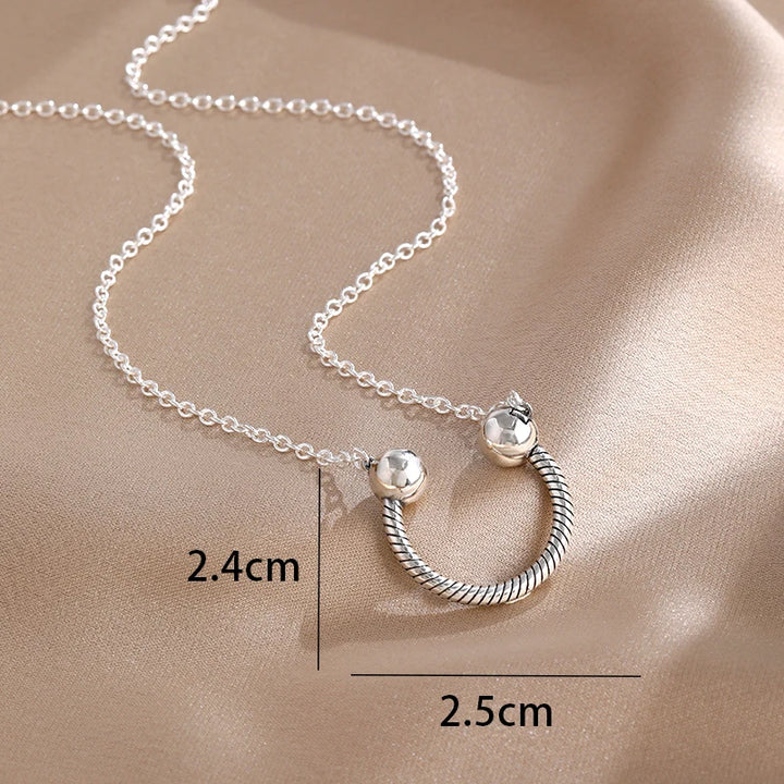 Collier Saint-Valentin Argent 925 Carré Rose Rouge - Bijou Romantique Femme