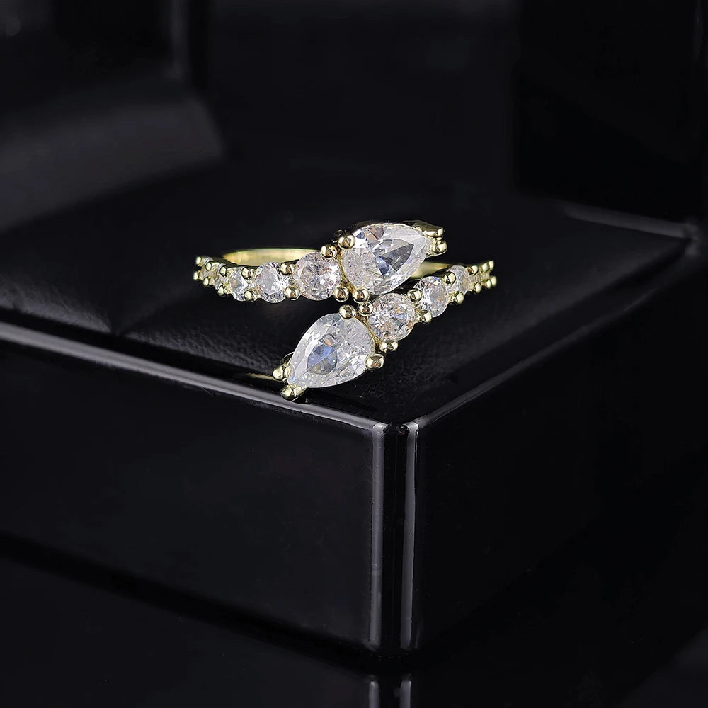 Bague Argent Ajustable Saint-Valentin - Design Unique Cadeau Femme Bijou Mode