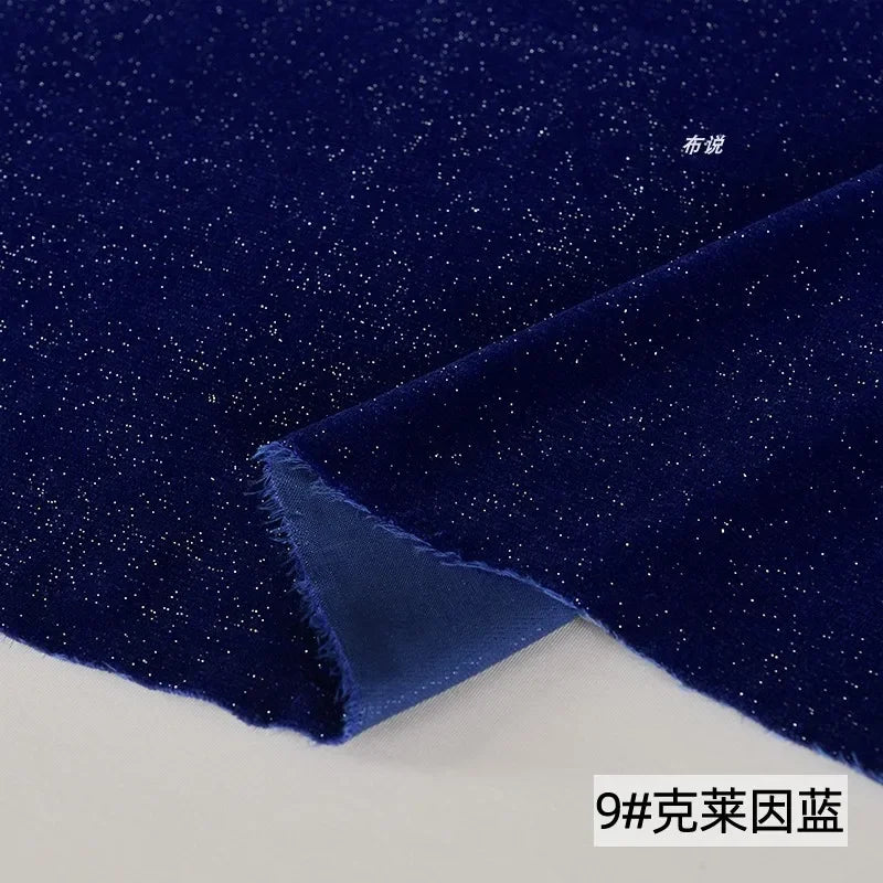 50X140Cm Bright Velvet Fabric Cloth Woven Shiny Beautiful Cloth DIY Handicrafts Jewelry Sewing Material Designer Clothing Cloth