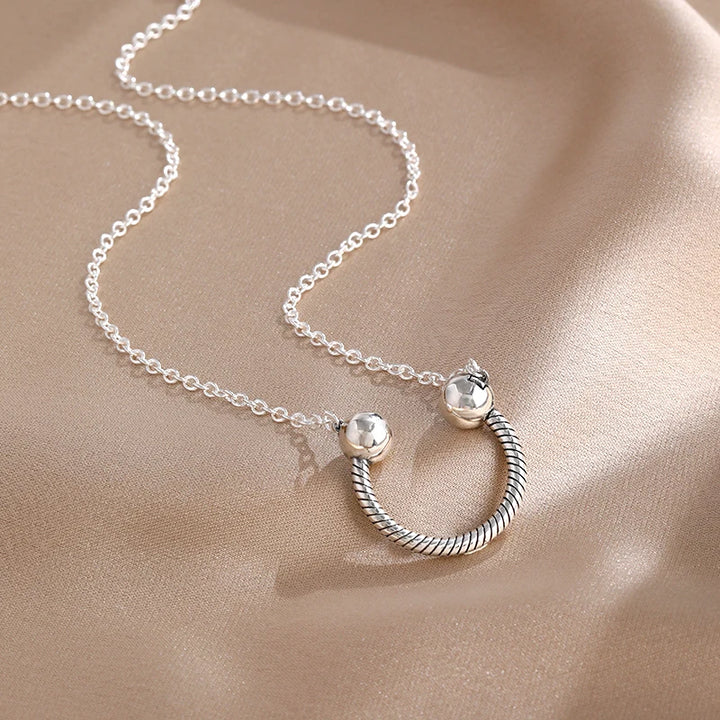 Collier Saint-Valentin Argent 925 Carré Rose Rouge - Bijou Romantique Femme