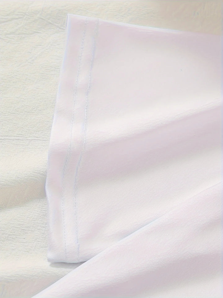 Top Court Valentines Graphique - Haut Crop Col Rond Femme Polyester Semi-Transparent