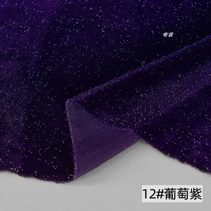 50X140Cm Bright Velvet Fabric Cloth Woven Shiny Beautiful Cloth DIY Handicrafts Jewelry Sewing Material Designer Clothing Cloth