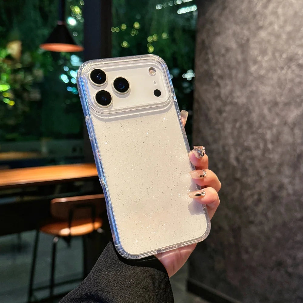 Transparent Black/Transparent Purple For iphone 17 pro max 17 Air 17 case