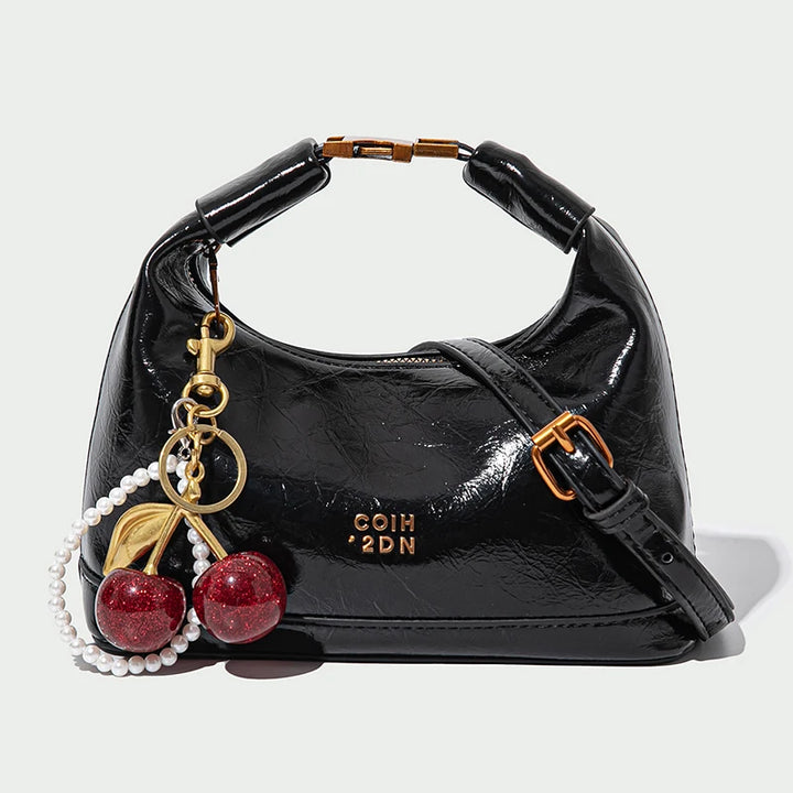 Fashionable Valentine's Day personalized simple women's bag with exquisite and elegant pendant, women's shoulder crossbody bag