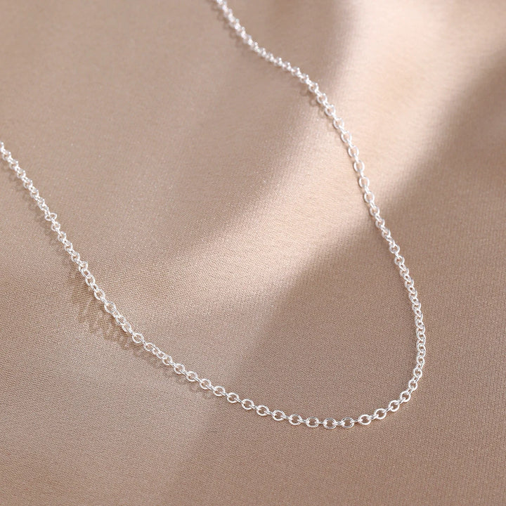 Collier Saint-Valentin Argent 925 Carré Rose Rouge - Bijou Romantique Femme