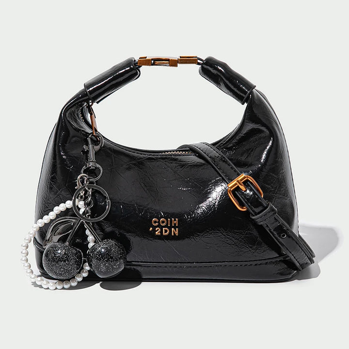 Fashionable Valentine's Day personalized simple women's bag with exquisite and elegant pendant, women's shoulder crossbody bag