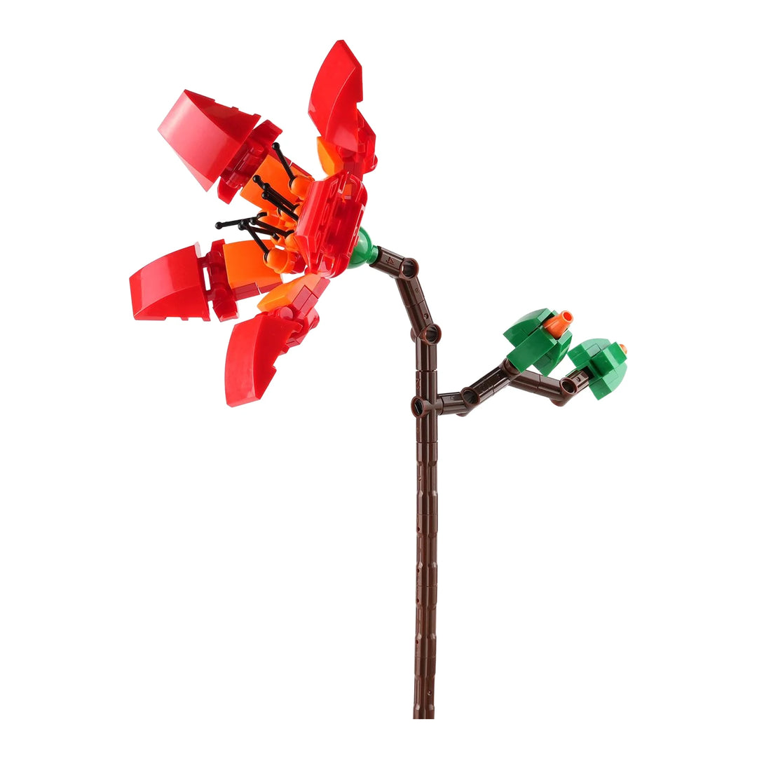 Valentine's Day Immortal Bouquet Creative Desktop Decoration Flowers Building Blocks Puzzle Simulation Toy Girls Gifts #T3