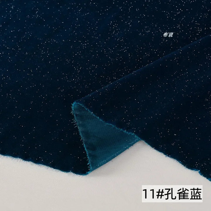 50X140Cm Bright Velvet Fabric Cloth Woven Shiny Beautiful Cloth DIY Handicrafts Jewelry Sewing Material Designer Clothing Cloth