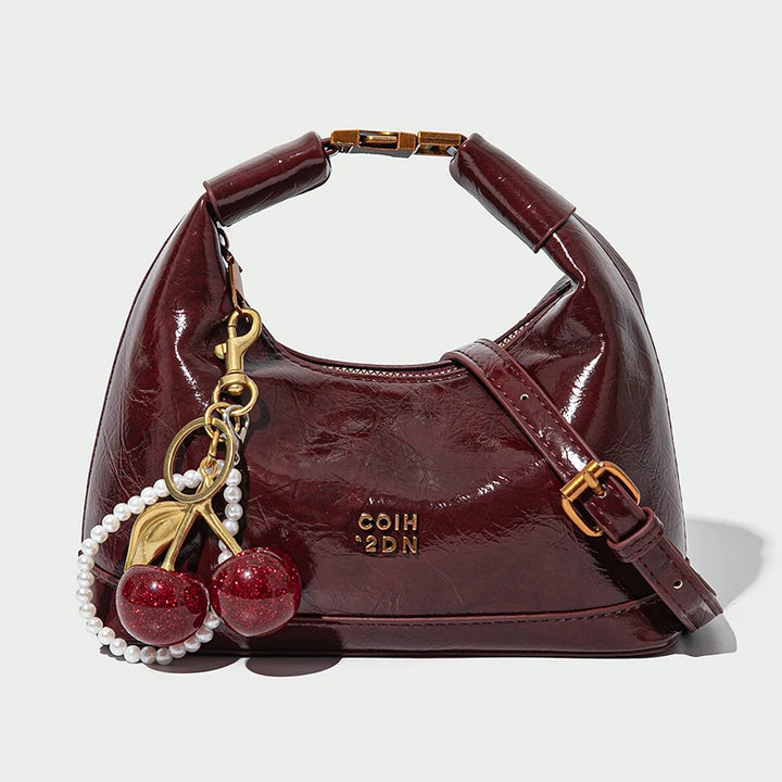 Fashionable Valentine's Day personalized simple women's bag with exquisite and elegant pendant, women's shoulder crossbody bag