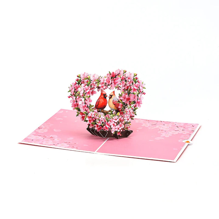 Valentines Day Greeting Card Romantic Cat Balloon Pop Up 3D Greetings Card Postcard Love Gifts For Couples Wife Husband Lovers