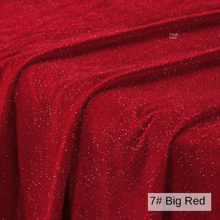 50X140Cm Bright Velvet Fabric Cloth Woven Shiny Beautiful Cloth DIY Handicrafts Jewelry Sewing Material Designer Clothing Cloth