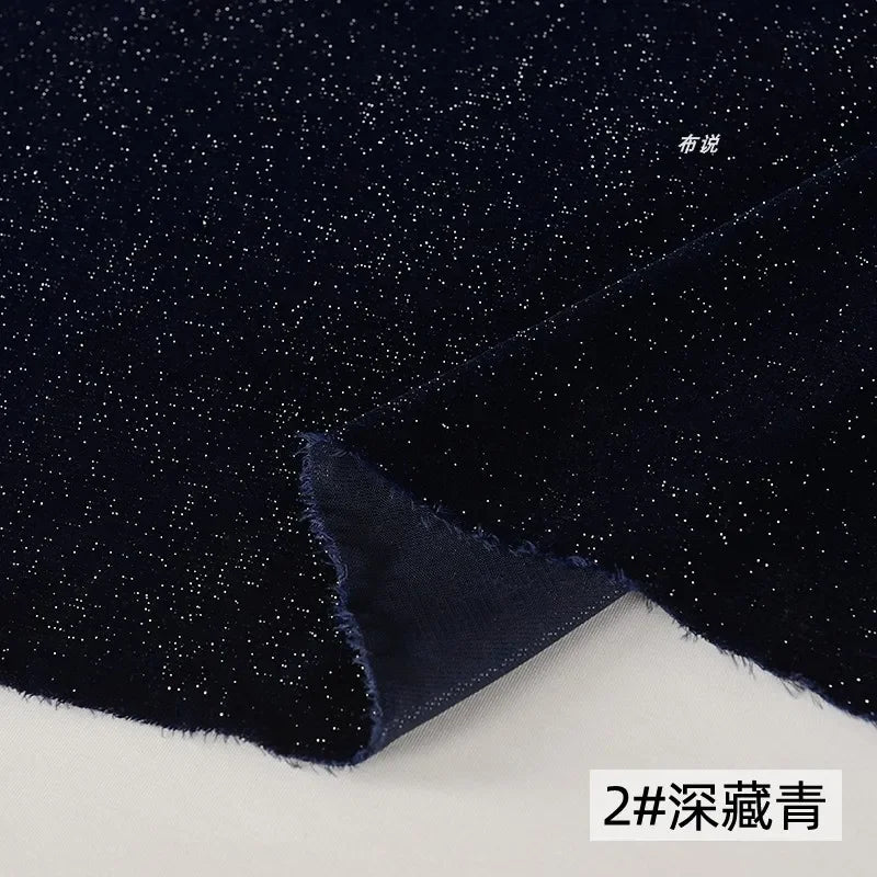 50X140Cm Bright Velvet Fabric Cloth Woven Shiny Beautiful Cloth DIY Handicrafts Jewelry Sewing Material Designer Clothing Cloth