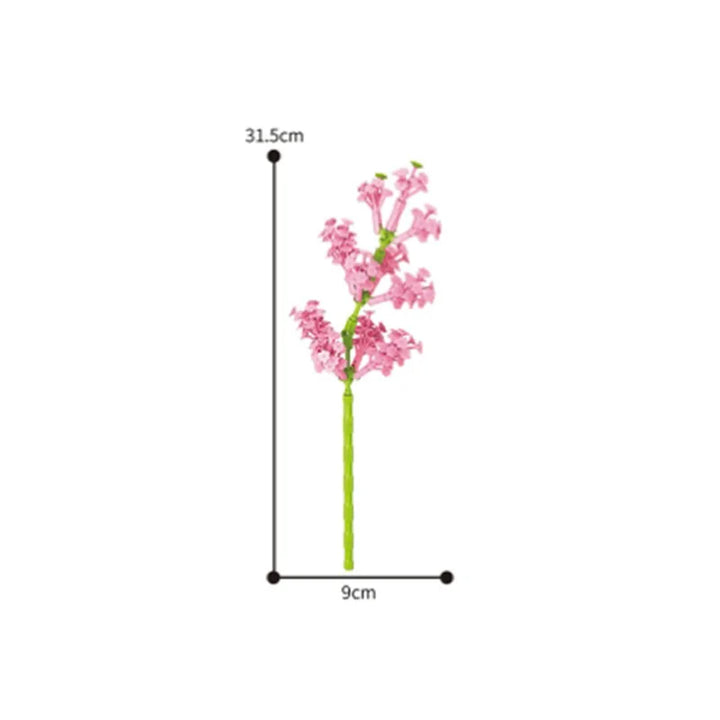 Valentine's Day Immortal Bouquet Creative Desktop Decoration Flowers Building Blocks Puzzle Simulation Toy Girls Gifts #T3