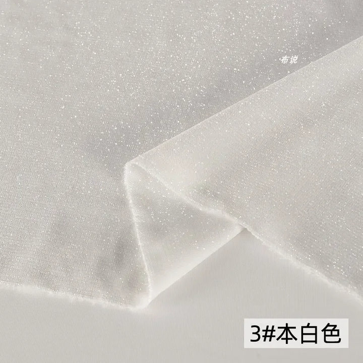 50X140Cm Bright Velvet Fabric Cloth Woven Shiny Beautiful Cloth DIY Handicrafts Jewelry Sewing Material Designer Clothing Cloth