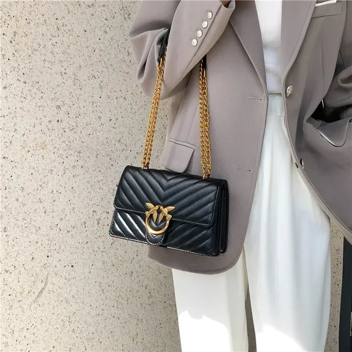 High End Luxury Women Handbag Elegant Leather Tote Fashionable Crossbody Bag Vintage Shoulder Bag Designe